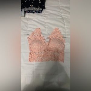 Pink bralette